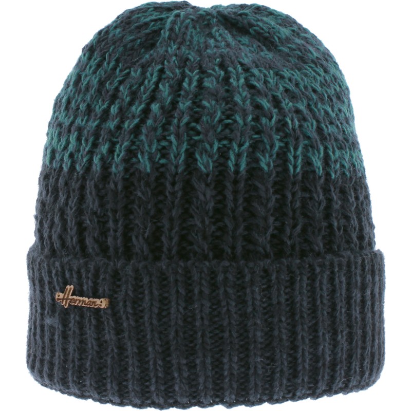 Adult knit hat, cuffed with fleece lining