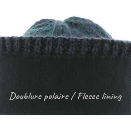 bonnet hiver  doublure plush