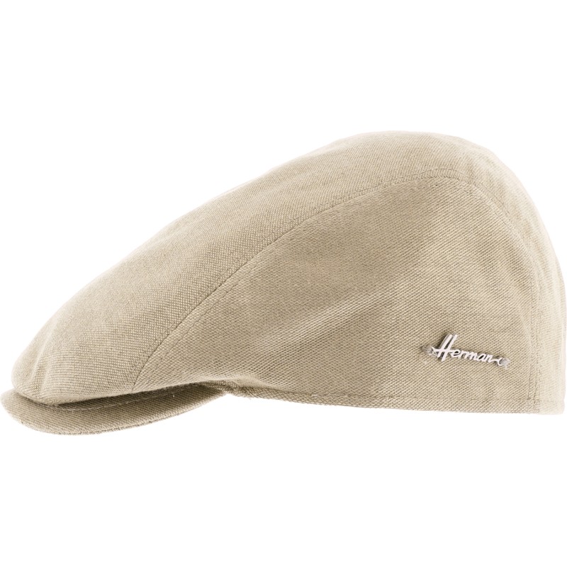 Plain color flat cap in bamboo