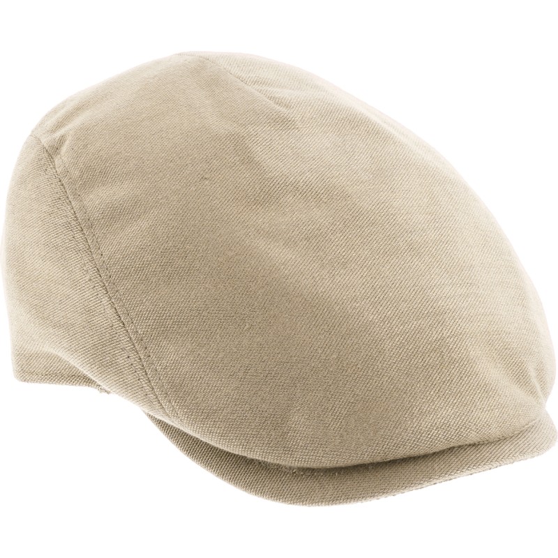 Plain color flat cap in bamboo