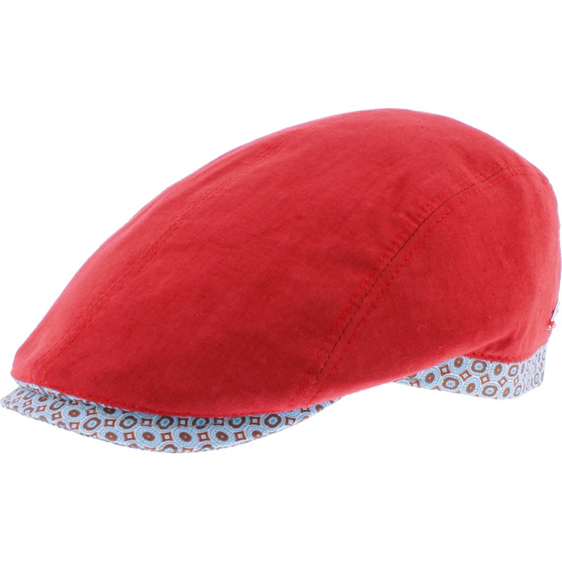 casquette tendance homme rouge