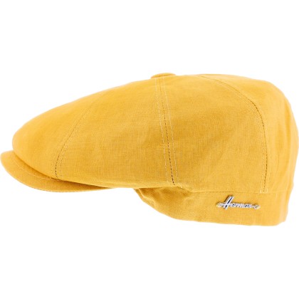 casquette gavroche jaune ocre