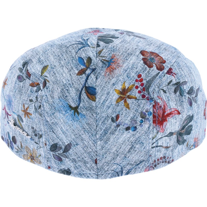 Casquette plate à motifs