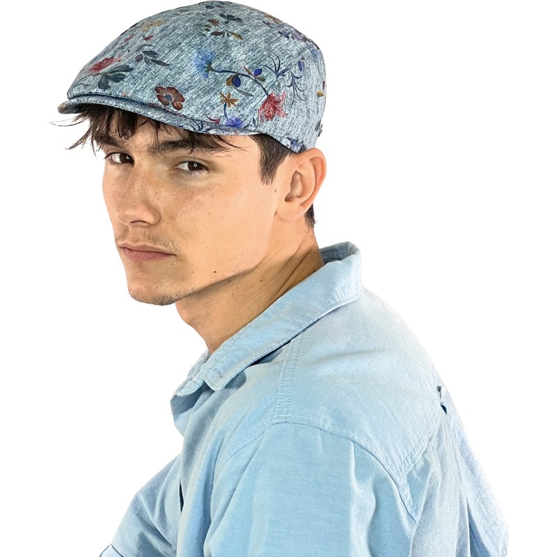 Pattern flat cap