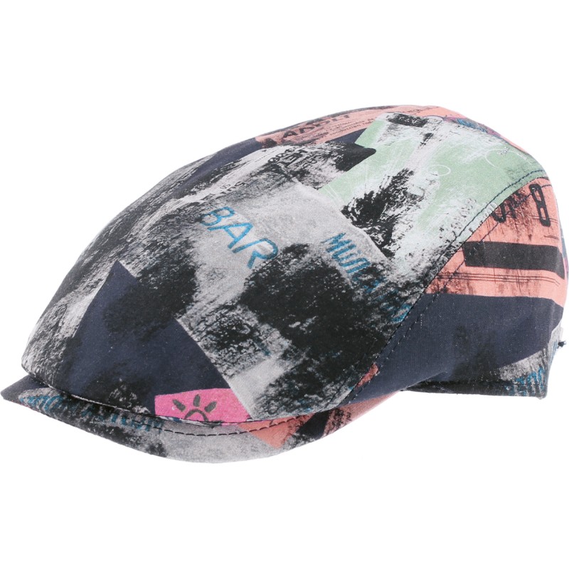 Pattern flat cap