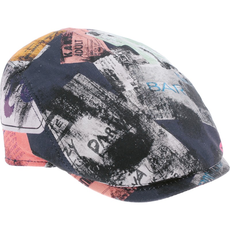 Pattern flat cap