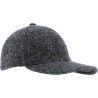 Heathered wool baseball cap