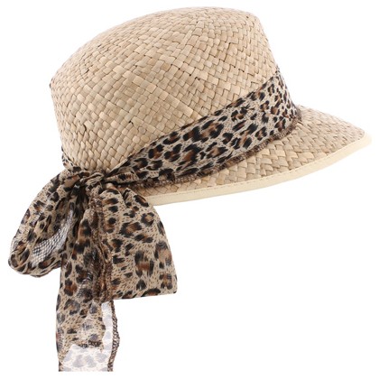 casquette femme ete en paille naturelle