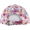 Flower pattern baseball cap. Velcro closing