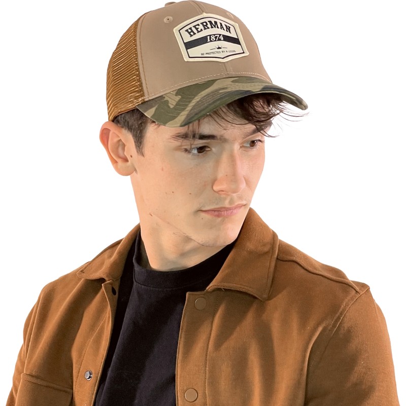 casquette homme trucker baseball visiere camouflage