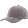 Casquette baseball en velours fin réglable à l'arrière