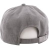 Casquette baseball en velours fin réglable à l'arrière