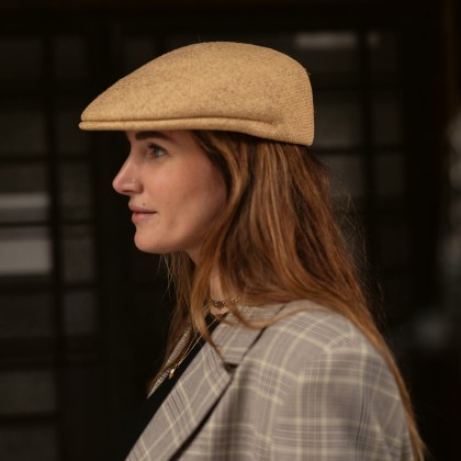 Casquette en paille panama