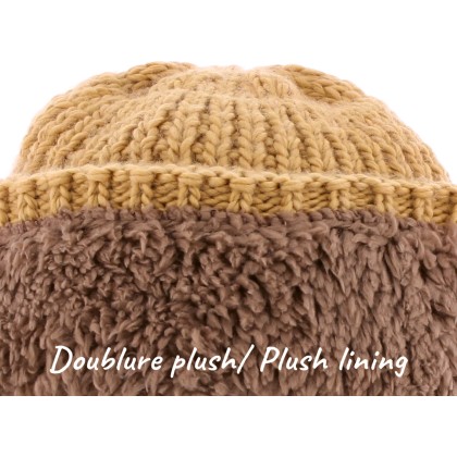 bonnet enfant doublure douce plush