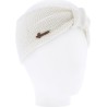 bandeau femme hiver herman en maille et fil lurex avec doublure en polaire