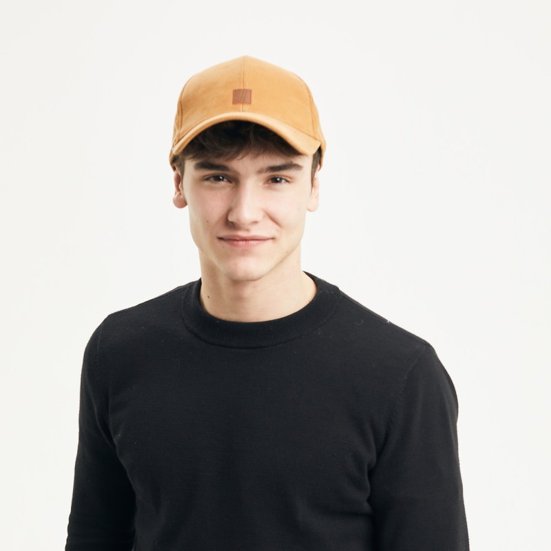 Casquette baseball en velours fin réglable à l'arrière