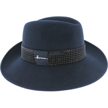 Chapeau bord asymétrique en feutre