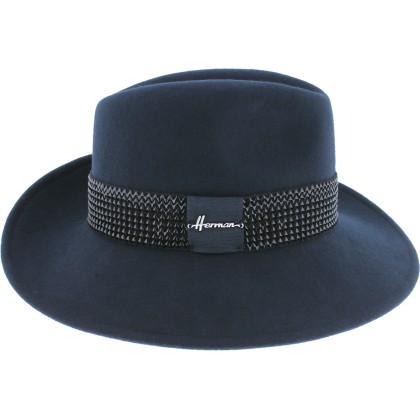 Chapeau bord asymétrique en feutre