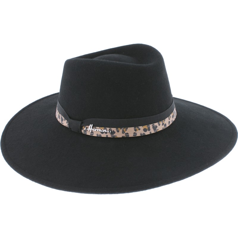 Chapeau grand bord en feutre