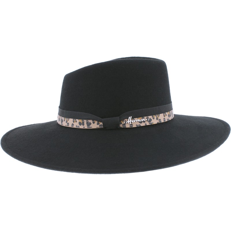 Chapeau grand bord en feutre