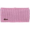 Plain adult headband knitted with 80% recycled plastic thread and line