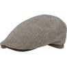 Casquette plate en toile de laine unie. Casquette plate en toile de laine unie.