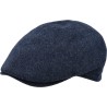 Flat cap in plain wool canvas and cashmere. Flat cap in plain wool canvas and cashmere.