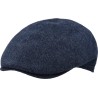 Flat cap in plain wool canvas and cashmere. Flat cap in plain wool canvas and cashmere.