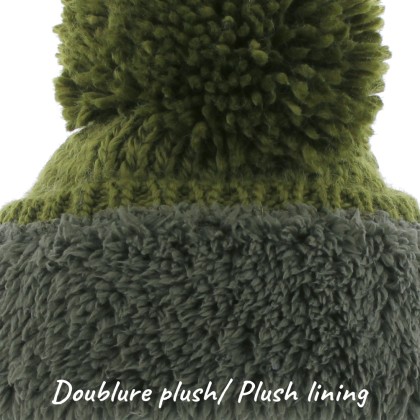 bonnet enfant doublé doux plush