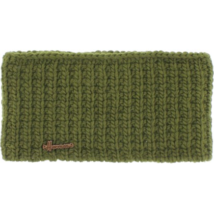bandeau hiver herman en maille recyclée coloris vert kaki