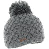 bonnet pompon en maille hiver