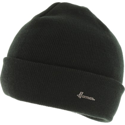 Bonnet tricot uni avec revers