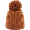 Plain adult hat knitted with 80% recycled plastic thread, with thread