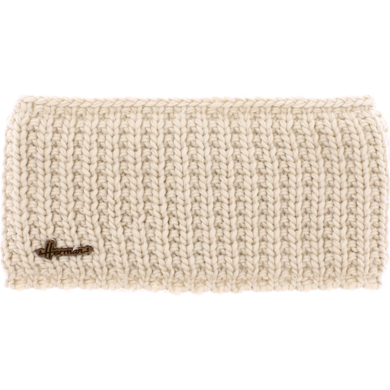 bandeau herman en maille recyclée et doublure en plush