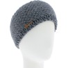 bandeau hiver herman en maille et doublure en plush coloris gris