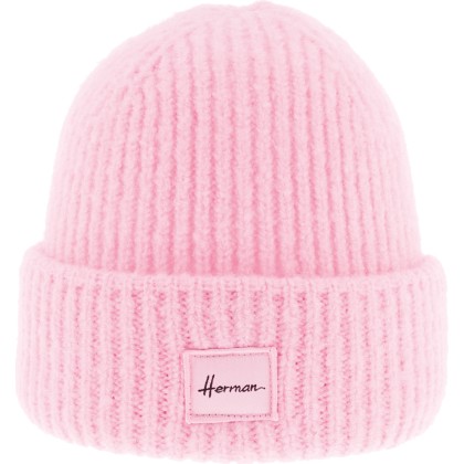 bonnet hiver rose