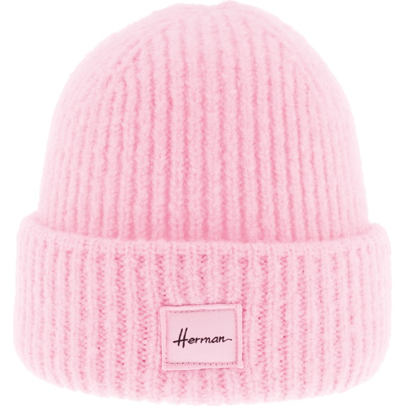 bonnet hiver rose