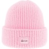 bonnet hiver rose