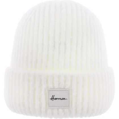 bonnet en maille couleur blanc