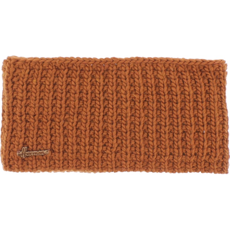bandeau hiver herman en maille recyclée rouille