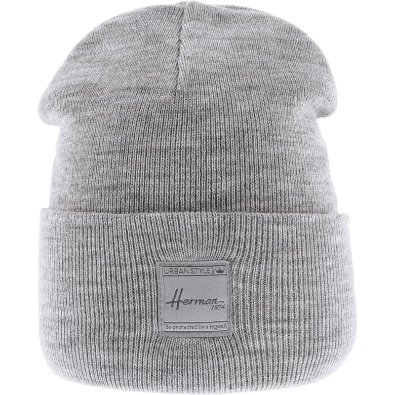 Straight turn-up beanie