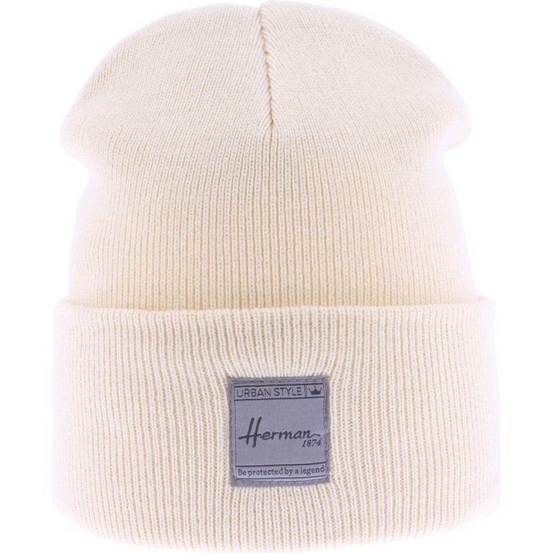 bonnet droit coloris creme ecru
