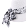 chapeau femme avec ruban fleurs